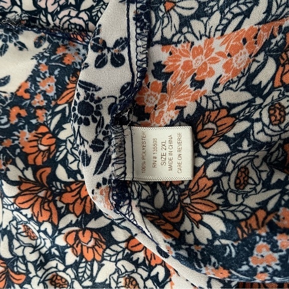 Liberty Love Open Front Kaftan Mixed Print 2XL - Picture 5 of 5